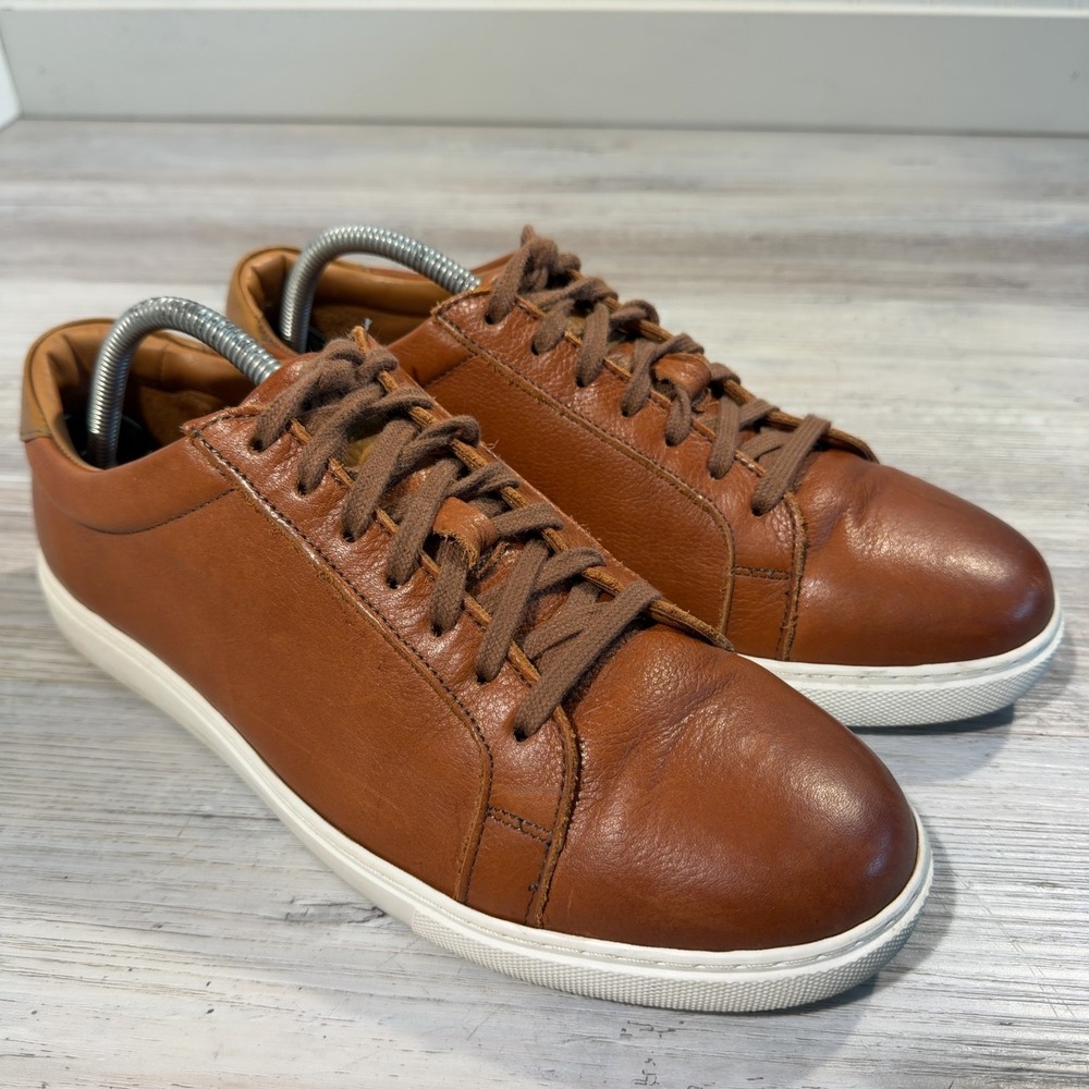 Allen Edmonds Courtside 5639 Low-Top Chili Leather Dress Sneakers 9D